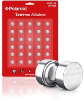 Polaroid Extreme AG10 LR54 389 390 L1130 L1131 189 1.5V Button Cell Alkaline Batteries No Mercury 0 Hg (30-Pack) - 2025 Expiry Date