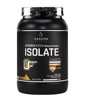 Sascha Fitness Hydrolyzed Whey Protein Isolate,100% Grass-Fed (2 Pounds, All) (Caramel)