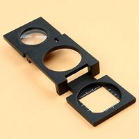 Magnifying Glass Glued Lenses Shine Mirroring Folding Portable With Magnifying Glass Christmas Gift
