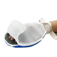 Denshine Control Mitts Medical Restraints Patient Hand Infection Protectors Padded Safety Universal Fixed Open Finger Gloves for Both Left and Right Hand, Men and Women, 1 Pair