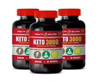 Energy Vitamins for Women - Keto 3000 MG - EXOGENOUS Ketone Complex - Keto Best Sellers Pills - 3 Bottles 180 Capsules
