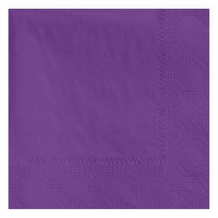 Hoffmaster 180339 Beverage Napkin, Regal Embossed, 2-Ply, 1/4 Fold, 9-1/2" Length x 9-1/2" Width, Purple (4 Packs of 250)