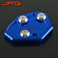 Frames & Fittings Kickstand Foot Side Stand Extension Pad Support Plate for BMW S1000RR S 1000 RR 2010-2014 2010 2011 2012 2013 2014 - (Color: Blue)
