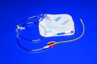 Special 1 Pack of 5 - KENGUARD Anti-Reflux Chamber Urinary Drain Bags KND3502 Kendall Healthcare PROD.