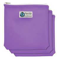 Planet Wise Tint Quart Bag - 3-Pack - Zipper (Purple)