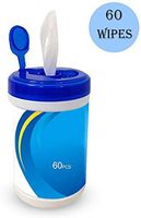 Disinfectant Wipes, 75% Alcohol Cleaning Wet Wipes(60 Wipes), Daily Disinfecting Use for Hand Home House Travel Office Electronics School Outdoor All Purpose
