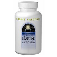 L-Leucine Powder 100 Gram Source Naturals, Inc. 3.53 oz. Powder