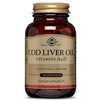 Solgar – Norwegian Cod Liver Oil (Vitamin & D Supplement) 100 Softgels