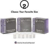 Nasal Dilator (Medium ONLY) O2 - Snoring Solution Snore Stopper Snoring Nasal Dilator Anti Snore Nose Vents Snore Aid for Better Sleep and Breathing - (4 Pairs) with Case