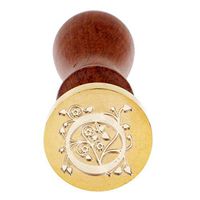 Personalized Letter A-Z Initial Metal Seal Decors Wax Sealing Postage Envelope |Pattern - O|
