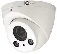 IC Realtime ICR-300H4W Indoor/Outdoor Mid-Size IR HDAVS Waterproof Dome Camera (White); 1/2.7" 2.1 Megapixel CMOS Image Sensor; Effective Pixels 1928(H) x 1088(V); Electronic Shutter 1/3s~1/300000