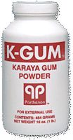 Parthenon K-Gum Karaya Gum Powder 3Oz Puff Bottle (1 Each)