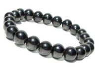 Roger Enterprises Women's Hematite Magnetic Bead Bracelet