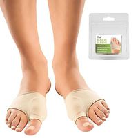 2Pcs Bunion Corrector Sleeves – Bunion Pads for Bunion Relief Brace Protector Bootie Toe Separator Orthopedic Bunion Corrector for Hallux Valgus Correction – for Daytime and Night Wear