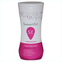 Summer's Eve Cleansing Wash | Simply Sensitive | 9 Ounce | pH-Balanced | Dermatologist & Gynecologist Tested