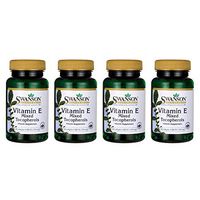 Swanson Vitamin E Mixed Tocopherols 200 Iu (134 Milligrams) 100 Sgels (4 Pack)