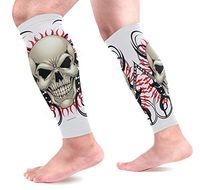 LEVEIS Sugar Skull Music Gutar Arm Sleeves UV Protection for Men Women Sunblock Protective Gloves Running Golf Cycling Driving Long Arm Cover 1 Pair