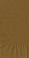 200 Gold Dinner / Hand Towel Napkins Plain Solid Colors
