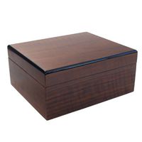 ashton Savoy African Teak Cigar Humidor - Small 25 Cigars
