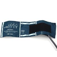 Huapa Pressure Single Tube Cuff Neonatal/Infant/Child/Adult/Veterinary Blood Pressure Cuff for Patient Monitor Pressure Cuff(Infant)