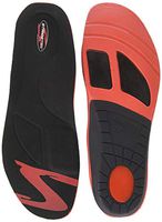 Stridetek Cross Trainer Orthotic Insoles - Arch Support Metatarsal Pad & Gel Plugs Prevent Foot Pain Plantar Fasciitis & Shin Splints - (Red) (Men 11-10.5 Women 12-11.5)