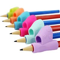 Pencil Grip,Warmtaste New Design Ergonomic Training Children Pencil Holder Pen Writing Aid Grip Posture Correction Tool 6PCS/Set