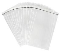 D'S YUANYISHI 3.5"x8" OPP Transparent Resealable Cello Bags Cellophane Bags for Candy Bread Chocolate Jelly Packaging Bags Bakery Bags Strip 100PCS