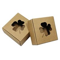 20Pcs Hollow Kraft Paper Boxes Reusable Packaging Container Box for Wedding Candy Soap Crafts Party Gift Jewelry DIY Craft Favor Boxes Grocery