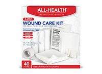 All Health Wound Care Kit, 40 Items | for Small to Medium Sized Wounds