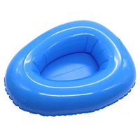 Anti-Decubitus Inflatable Cushion Toilet Seat Comfortable Inflatable Seat Elderly Rest Inflatable Potty Home,Blue