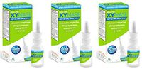 Xynase Natural Saline Nasal Spray with Xylitol - Relieves Nasal Congestion, Dry Nose, Allergy Symptoms, Sinus Pressure (0.75 fl oz Each) 3 Pack