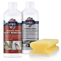 Clean My Steel Stainless Steel Rust Remover and Protectant Kits w/Sponge