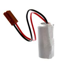 Exell Battery 3V PLC Computer Backup Battery A06B-0168-D111 B9712T Replaces 90-20 Series, 90-30 Series, A06B Control, A98L-0031-0006, IC693 Series, IC693-ACC-301, IC693ACC550A, Newark 94C0433