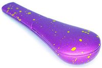 Jamaican Zinc Alloy Scoop Shape Pipes for Herbs with Gift Box(New Pink)