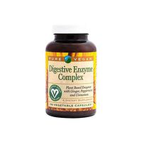 Pure Vegan Digestive Enzyme Complex Vegetarian Capsules, 90 Count