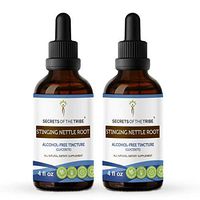 Stinging Nettle Alcohol-Free Tincture Liquid Extract, Organic Stinging Nettle (Urtica Dioica) Dried Root (2x4 fl oz)