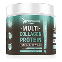 Multi Collagen Protein Powder (Multicollagen) Collagen Peptides l Type I, II, III, V and X (1,2,3,5 And 10) Keto High Quality blend of Grass-Fed Chicken, Wild Fish, Egg Hydrolyzed collagen Bovine KETO