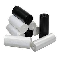 Nicesh Small Garbage Bags 3 Gallon, 225 Count, Black, Clear and White