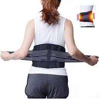 YC° Lower Back Heating Pad,Heating Waist Massage Belt, 3 Heat & Massage Settings - Pain Relief for Lower Back Pain/Men Women
