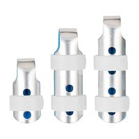 Aluminum Finger Splint, Teroys Metal Finger Support Brace for Broken Fingers Straightening Arthritis 3-Size Pack