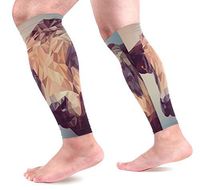 LEVEIS Cow Illustration Arm Sleeves UV Protection for Men Women Sunblock Protective Gloves Running Golf Cycling Driving Long Arm Cover 1 Pair