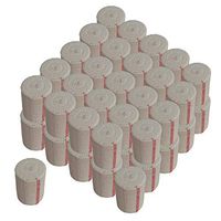 GT USA Organic Elastic Bandage Wrap (3" Wide, 50 Pack) | Hook & Loop Fasteners at Both Ends | Latex Free | Hypoallergenic Compression Roll for Sprains & Injuries