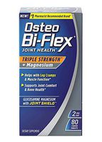 Osteo Bi-Flex Triple Strength Joint Supplement with Glucosamine & Magnesium, Gluten Free, 80 Tablets (Pack of 2)