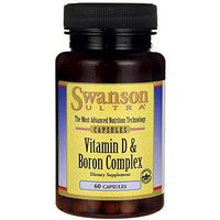 Swanson Vitamin D & Boron 60 Capsules
