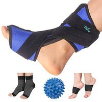 Plantar Fasciitis Night Splint for Plantar Fasciitis Pain Relief Sleep Support, Adjustable Dorsal Drop Foot Orthotic Brace for Women and Men Fits Right or Left Foot with Arch Support Socks