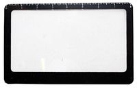 3x Credit Card Magnifier, Black : (Pack of 2 Pcs)