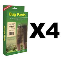 Coghlan's Bug Pants XL Black Unisex Flame Retardant Lightweight Net (4-Pack)