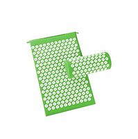Massager (appro.67 * 42cm) Cushion Shakti Mat Acupressure Relieve Back Body Pain Spike Mat Acupuncture Massage Mat with Pillow,Apple Green