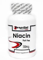 Flush Free Niacin 500mg 100 Capsules ~ Renevitol