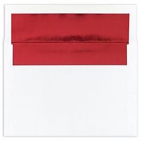 Great Papers! Red Foil-Lined A7 Foil Envelope, 25 count, 5.25" x 7.25" (9021069)
